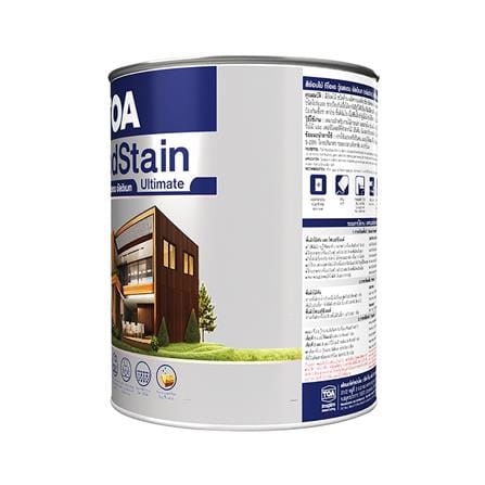 สีย้อมไม้ ชนิดด้าน TOA WOODSTAIN ULTIMATE UM99 สีใส 1/4 แกลลอน_2