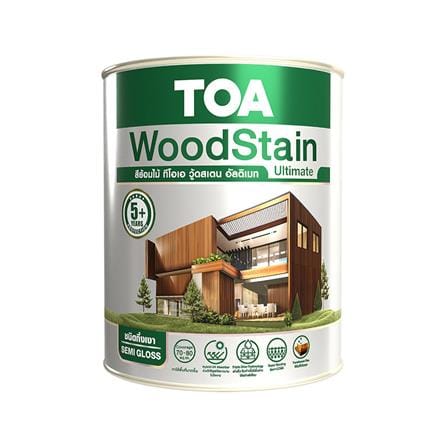 สีย้อมไม้ ชนิดกึ่งเงา TOA WOODSTAIN ULTIMATE US01 สีมะฮอกกะนี 1 แกลลอน_0