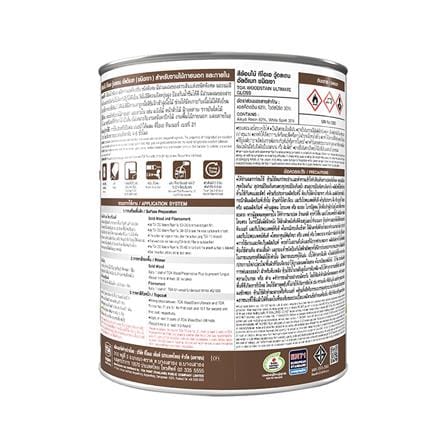 สีย้อมไม้ ชนิดเงา TOA WOODSTAIN ULTIMATE UG02 สีไม้สัก 1 แกลลอน_3