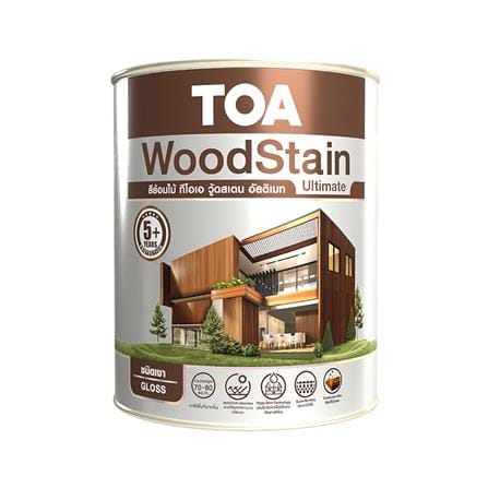 สีย้อมไม้ ชนิดเงา TOA WOODSTAIN ULTIMATE UG99 สีเง...