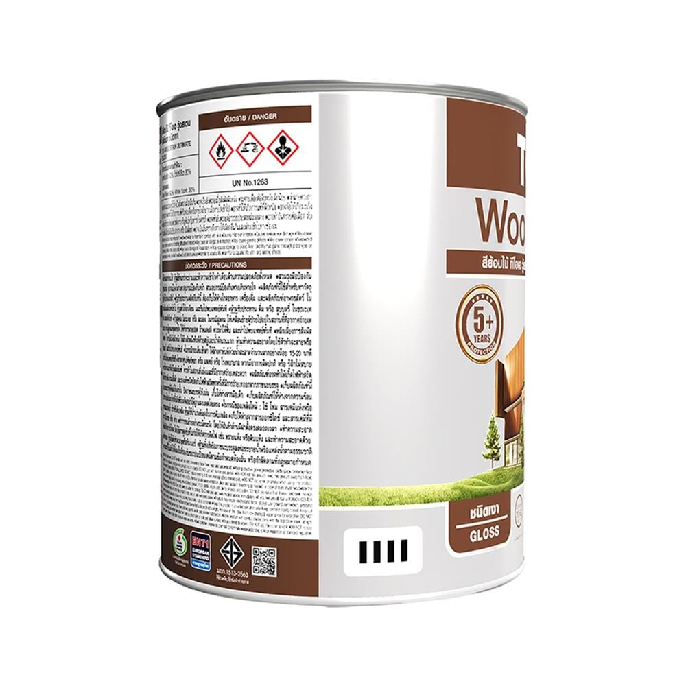 สีย้อมไม้ ชนิดเงา TOA WOODSTAIN ULTIMATE UG03 สีไม้มะค่า 1/4 แกลลอน