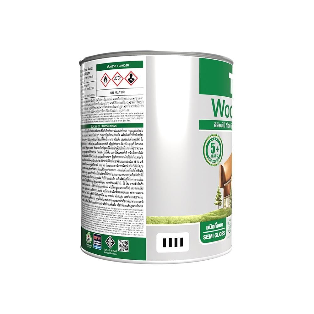 สีย้อมไม้ ชนิดกึ่งเงา TOA WOODSTAIN ULTIMATE US02 สีไม้สัก 1 แกลลอน