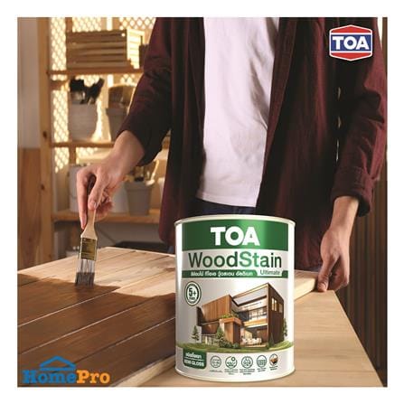 สีย้อมไม้ ชนิดกึ่งเงา TOA WOODSTAIN ULTIMATE US06 สีไม้ประดู่ 1 แกลลอน_4
