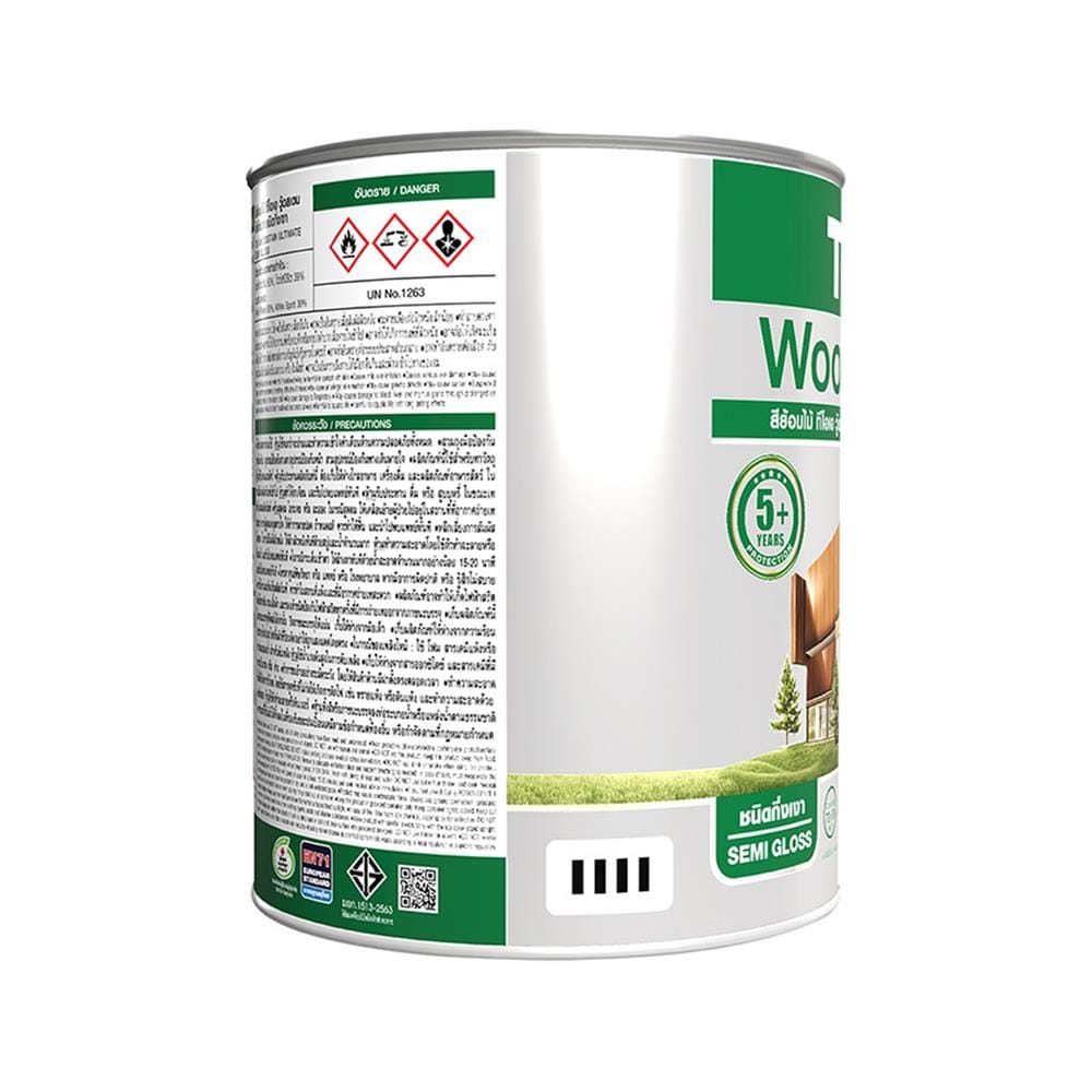 สีย้อมไม้ ชนิดกึ่งเงา TOA WOODSTAIN ULTIMATE US99 สีเงาใส 1/4 แกลลอน