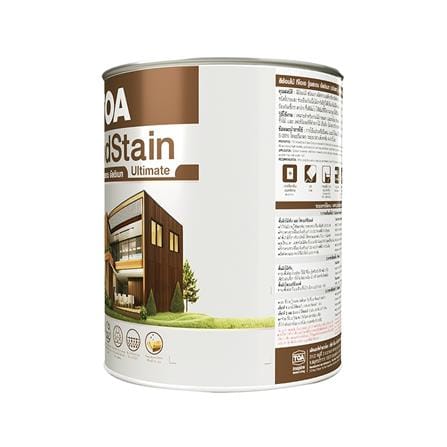สีย้อมไม้ ชนิดเงา TOA WOODSTAIN ULTIMATE UG01 สีมะฮอกกะนี 1 แกลลอน_2