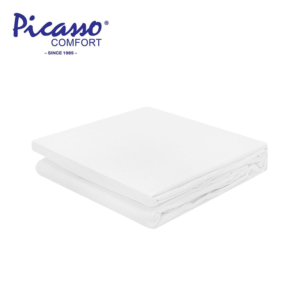 ผ้ารองกันเปื้อน 5 ฟุต PICASSO กันน้ำ FIT สีขาว