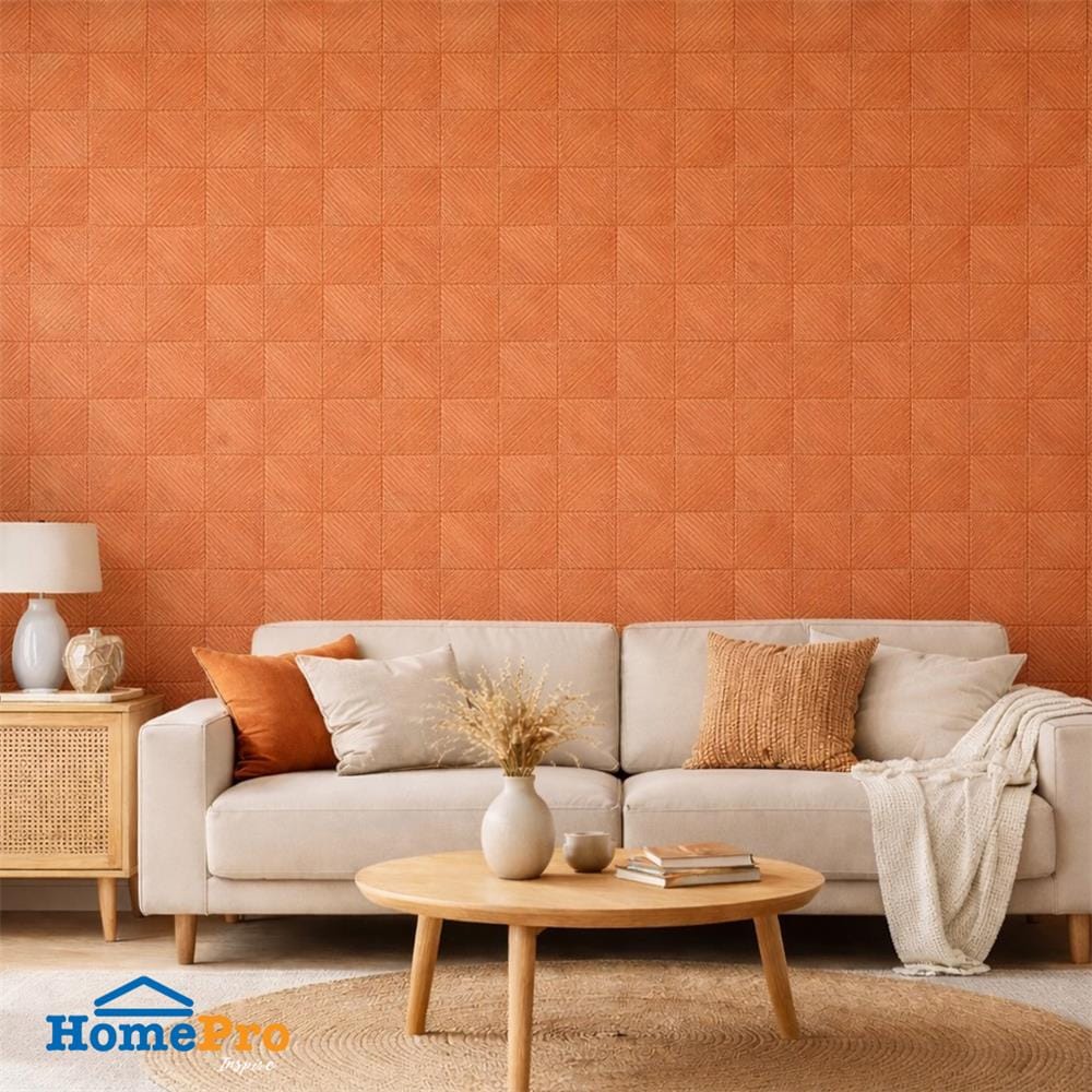 สติกเกอร์โฟม HOME LIVING STYLE COFFEE 0.70x2.8 ม. สีน้ำตาล