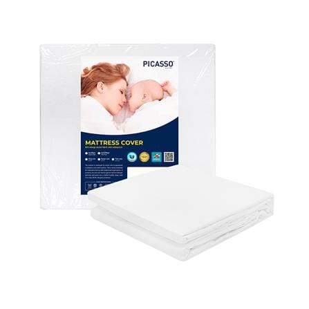 ผ้ารองกันเปื้อน 6 ฟุต PICASSO กันน้ำ FIT สีขาว_3