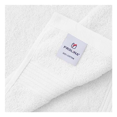 ผ้าขนหนู FROLINA TWILL 27x54 นิ้ว สีขาว_2