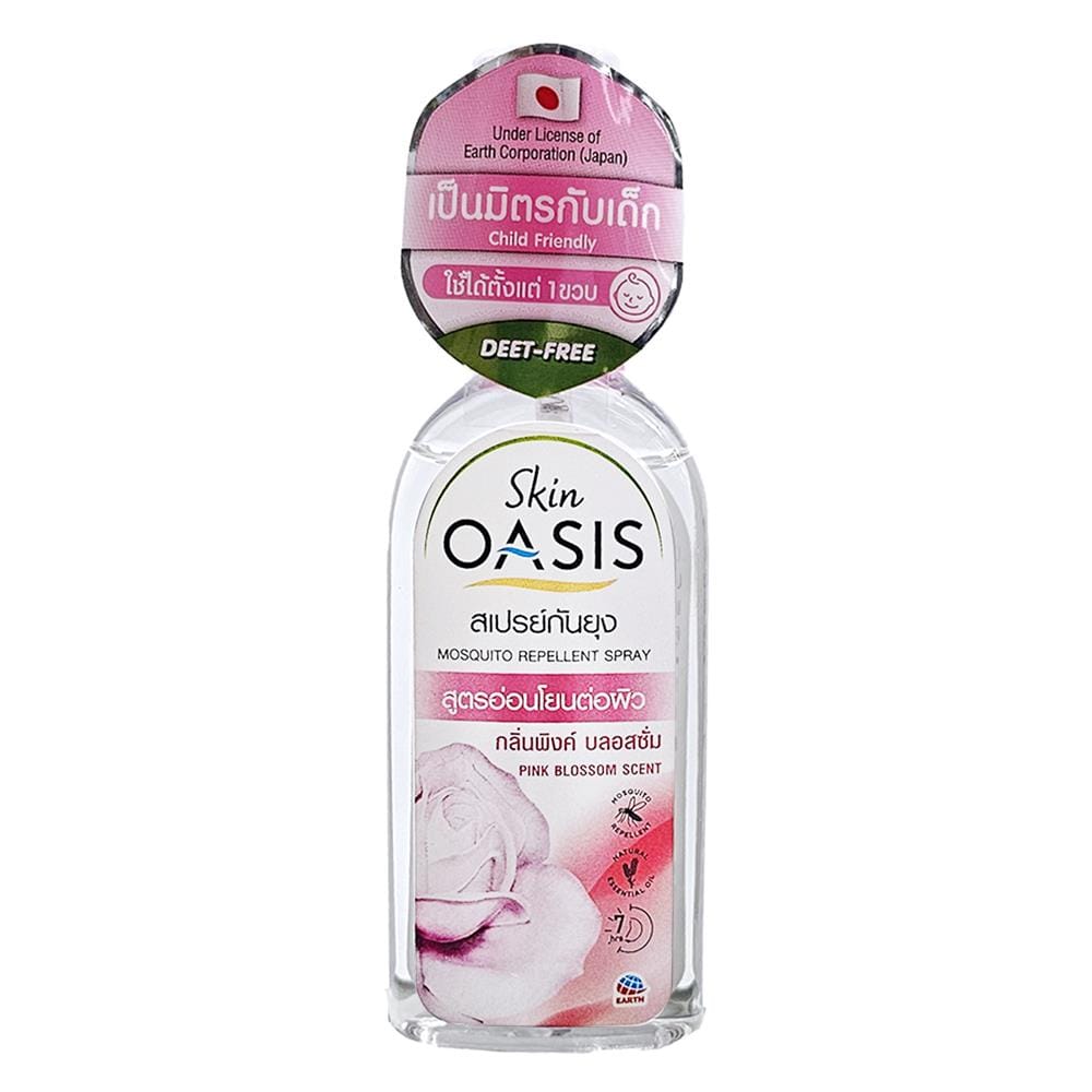 สเปรย์กันยุง OASIS กลิ่นพิงค์ บลอสซั่ม 30 มล.