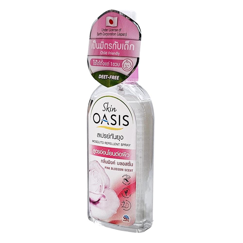สเปรย์กันยุง OASIS กลิ่นพิงค์ บลอสซั่ม 30 มล.
