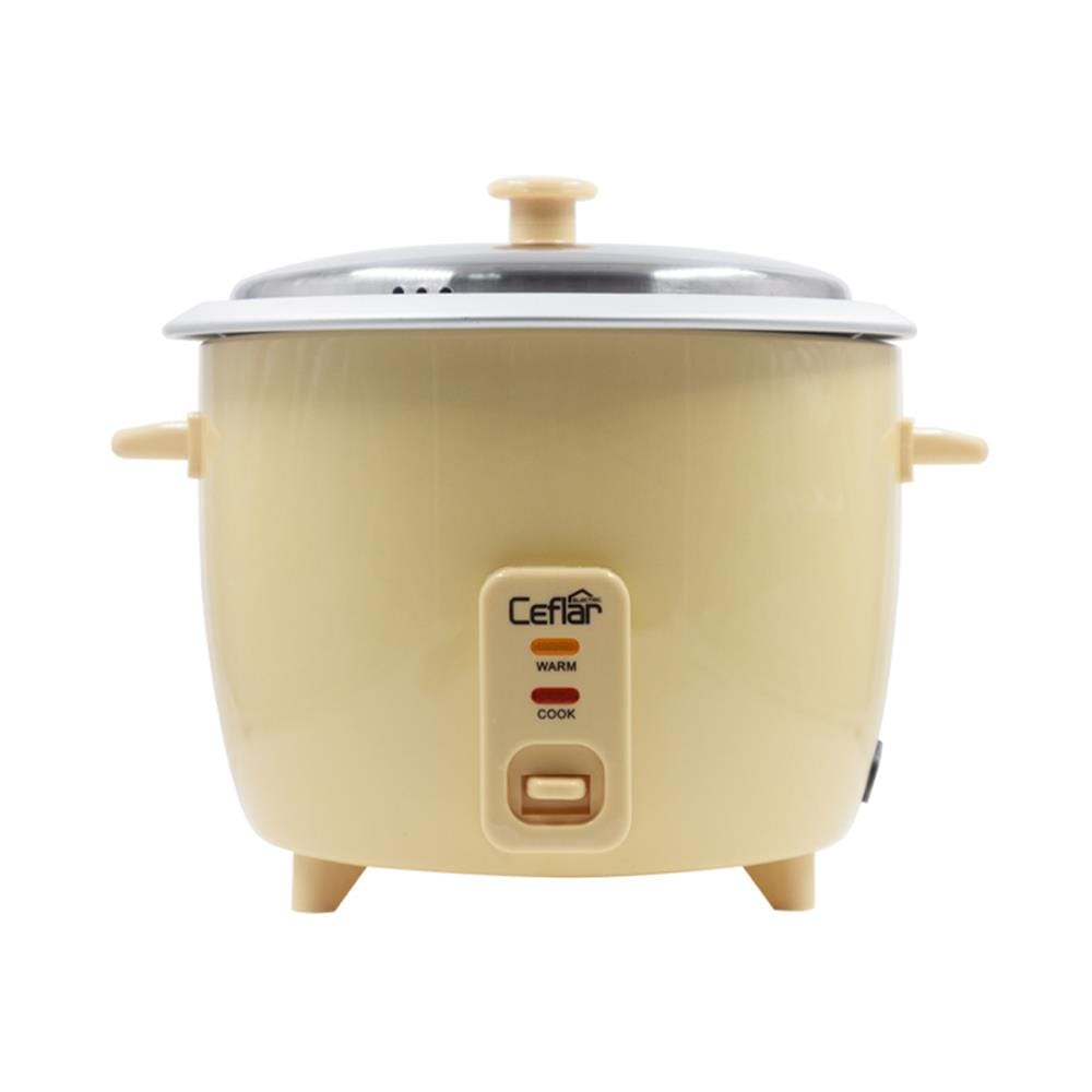 หม้อหุงข้าวธรรมดา CEFLAR CR-185 1.8 ลิตร สีเหลือง