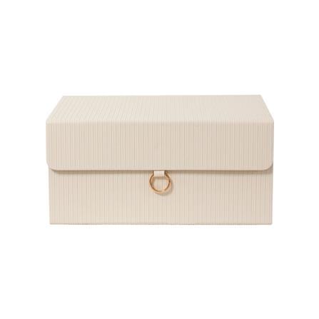 กล่องกระดาษ STACKO BOW 35x27x16 ซม. สีครีม_2