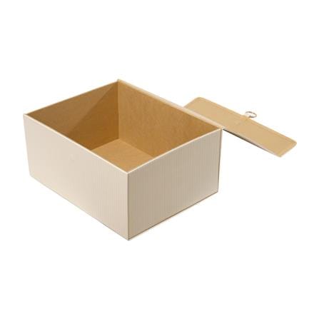 กล่องกระดาษ STACKO BOW 35x27x16 ซม. สีครีม_3