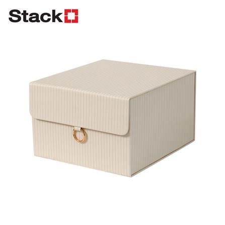 กล่องกระดาษ STACKO BOW 25X27X16 ซม. สีครีม_1