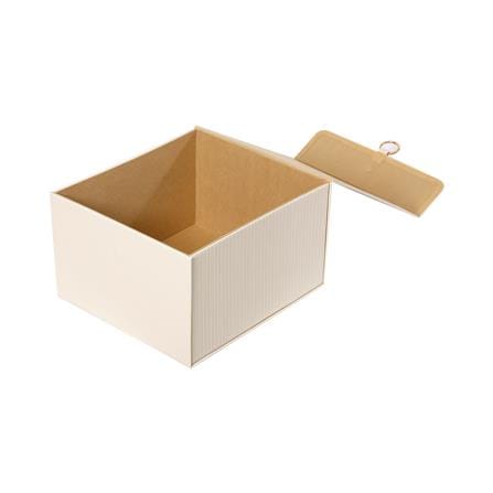 กล่องกระดาษ STACKO BOW 25X27X16 ซม. สีครีม_3