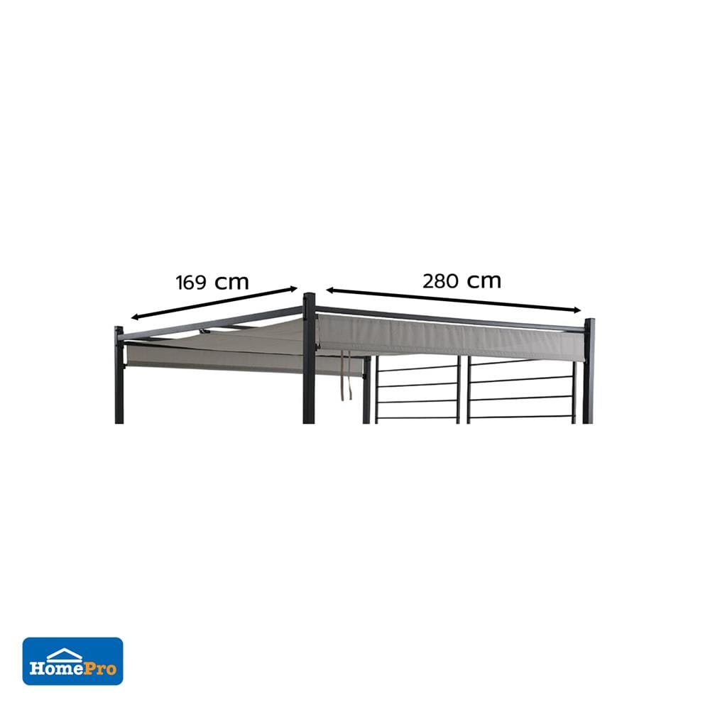 ผ้าเต็นท์สนาม SPRING KOTA PLUS 3x3 สีเทา