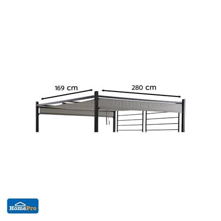 ผ้าเต็นท์สนาม SPRING KOTA PLUS 3x3 สีเทา_5