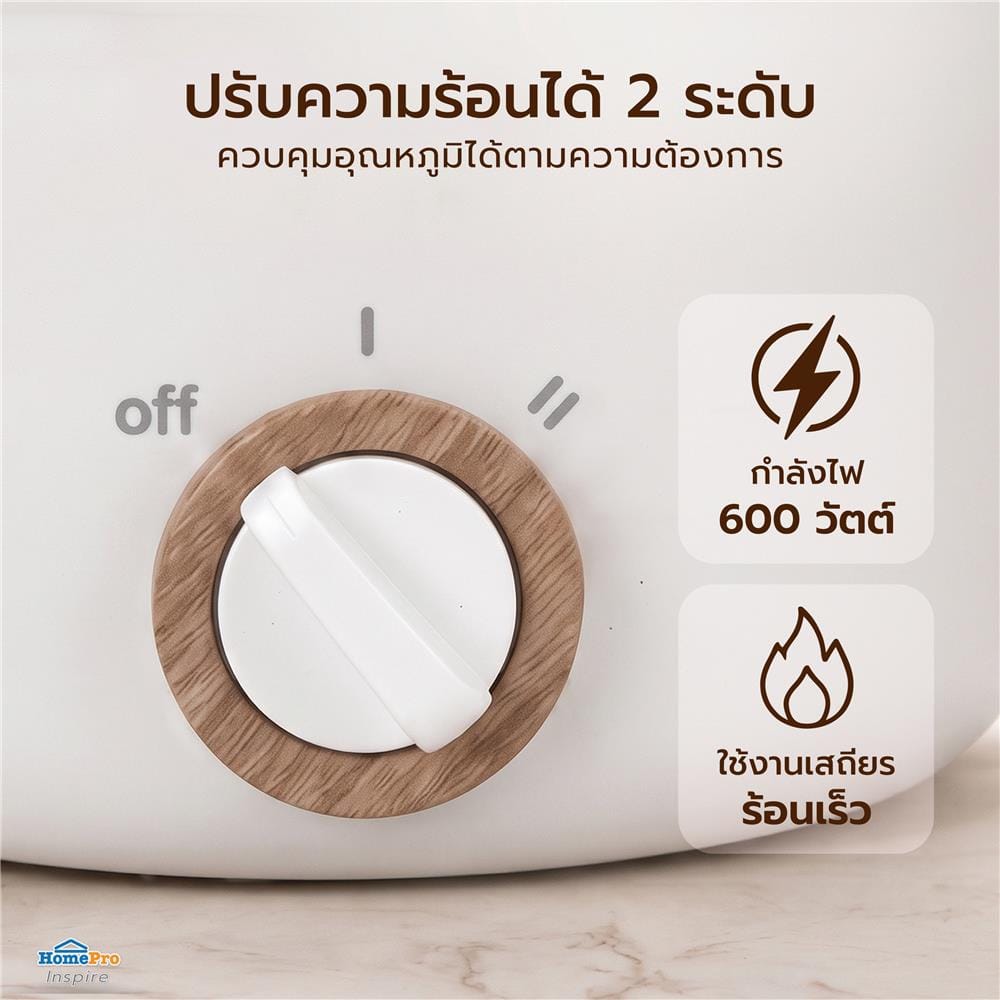 หม้ออเนกประสงค์ NIKITO NK-ETP01WH สีขาว 1.5 ลิตร