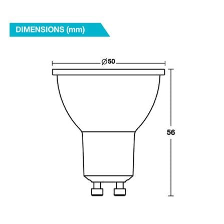 หลอด LED BEC MR16 ROSE-R 7 วัตต์ WARM WHITE GU10_3