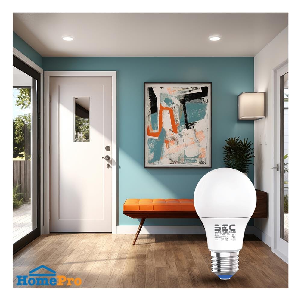 หลอด LED ฺBEC BULB MAGIC 3IN1 9 วัตต์ DAYLIGHT/COOL WHITE/WARM WHITE E27