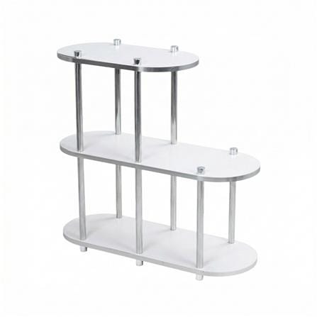 ชั้นวางของ 3 ชั้น FURDINI BENDLY 80 ซม. สีขาว/วอลน...