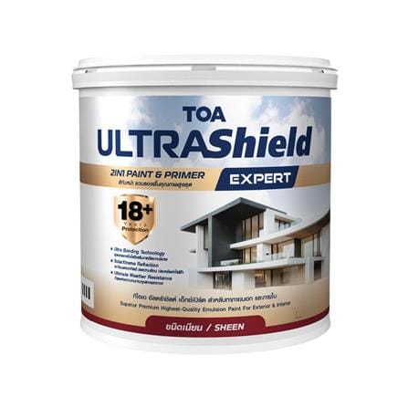สีน้ำทาภายใน-ภายนอก ชนิดเนียน TOA ULTRASHIELD EXPERT UH100 สีขาว 1 แกลลอน_0
