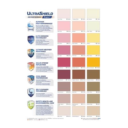 สีน้ำทาภายใน-ภายนอก ชนิดเนียน TOA ULTRASHIELD EXPERT UH100 สีขาว 9 ลิตร_4
