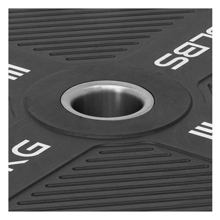 แผ่นน้ำหนัก BUMPER PLATE รูขนาด 2 นิ้ว IVADE  15 กก. (แพ็ก 2 ชิ้น)_6