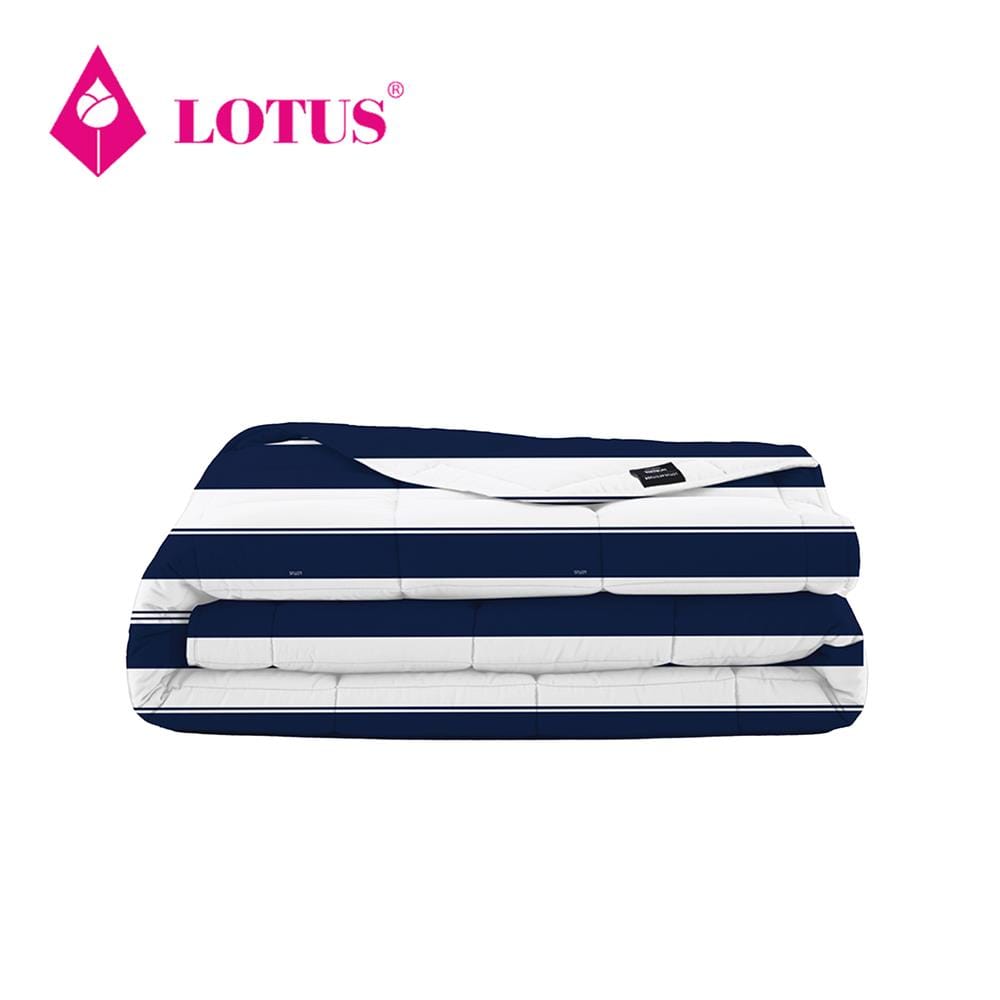 ผ้านวม LOTUS MELBOURNE L-MB 01A 100x90 นิ้ว สี BLUE