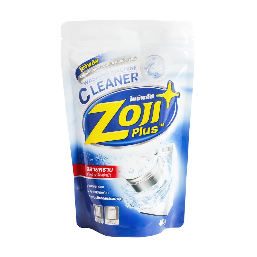 ผงทำความสะอาดเครื่องซักผ้า ZOJIPLUS สูตรสลายคราบ 400 กรัม