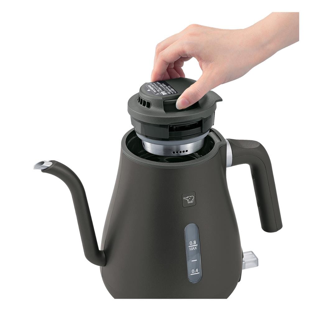 กาต้มน้ำไฟฟ้า ZOJIRUSHI CK-LAQ08T-BZ 0.8 ลิตร สีดำ