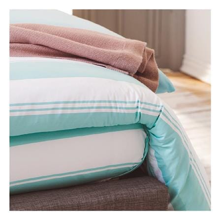 ผ้านวม LOTUS MELBOURNE L-MB 01B 100x90 นิ้ว สี TURQUOISE_1