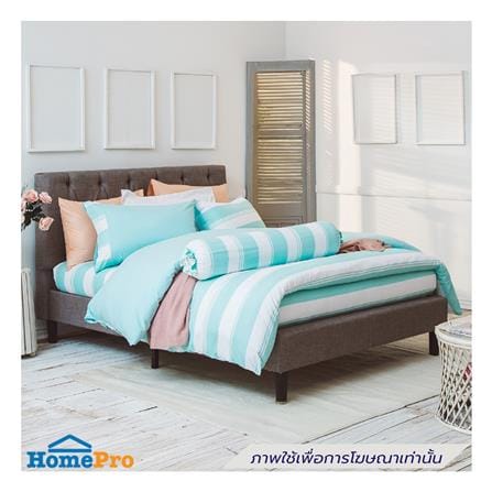 ผ้านวม LOTUS MELBOURNE L-MB 01B 100x90 นิ้ว สี TURQUOISE_3