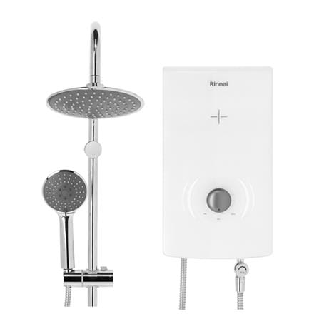 เครื่องทำน้ำอุ่น RINNAI AQUA 550UF(R) 5500 วัตต์ สีขาว_0