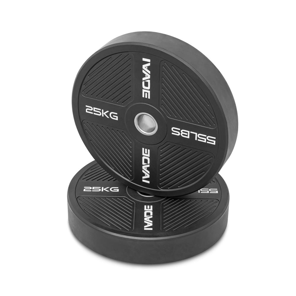 แผ่นน้ำหนัก BUMPER PLATE IVADE 25 กก. (2 ชิ้น)
