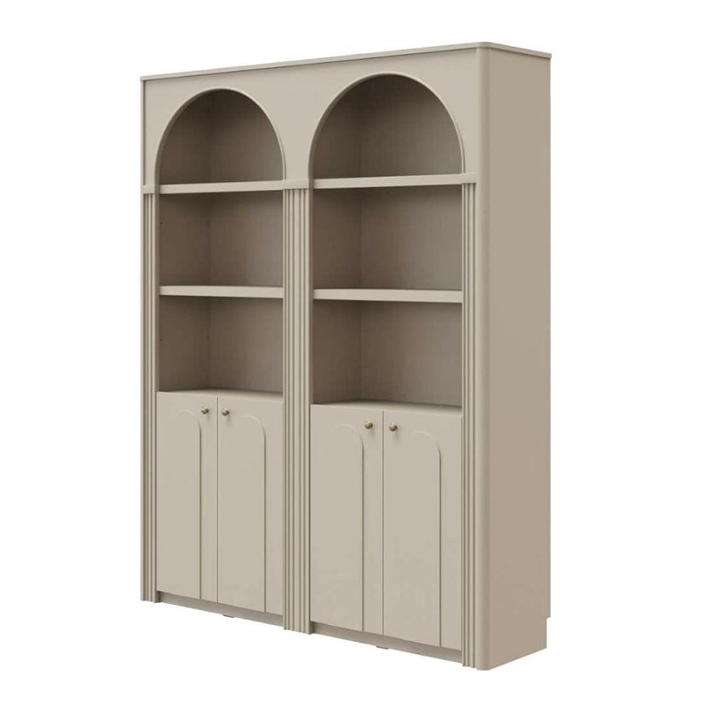 ตู้โชว์ SB FURNITURE FAY 19244779 160 ซม. สีพาสเทล่า ครีม