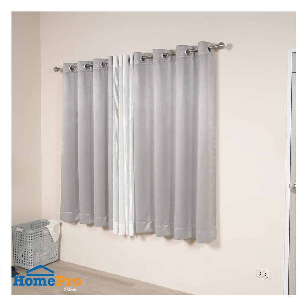 ผ้าม่าน EYELET HOME LIVING STYLE SOFIA UV 150x160 ซม. สีเทา