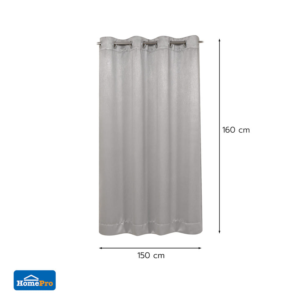ผ้าม่าน EYELET HOME LIVING STYLE SOFIA UV 150x160 ซม. สีเทา