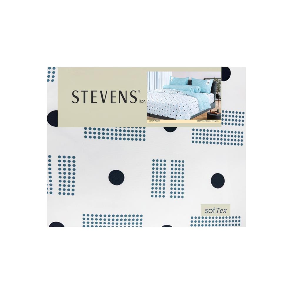 ชุดผ้าปูที่นอน 3.5 ฟุต (ชุด 3 ชิ้น) STEVENS SOFTEX AL27