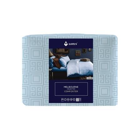 ผ้านวม LOTUS MELBOURNE L-MB 03B 100x90 นิ้ว สี BLUE_1