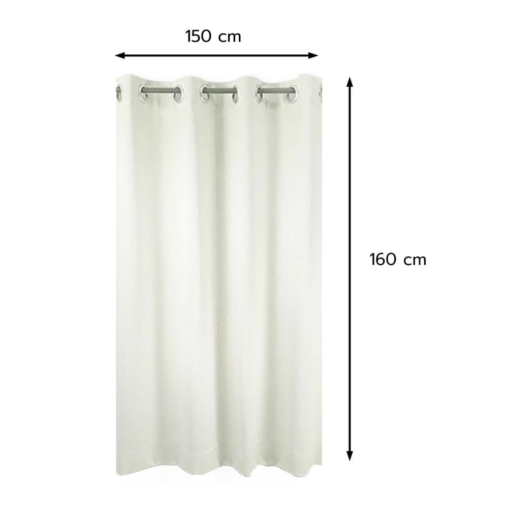 ผ้าม่าน EYELET HOME LIVING STYLE SOFIA UV 150x160 ซม. สีเงิน