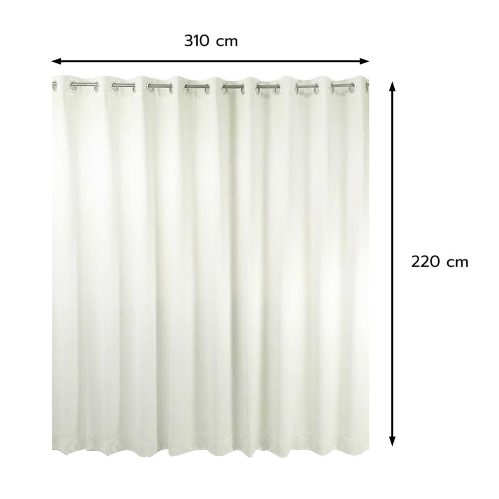 ผ้าม่าน EYELET HOME LIVING STYLE SOFIA UV 310x220 ซม. สีเงิน