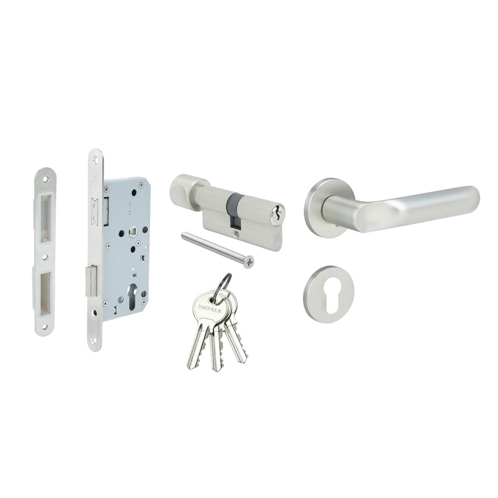 มือจับก้านโยกห้องทั่วไป MORTISE HAFELE 489.11.137 สีสเตนเลส