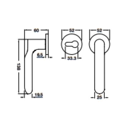 มือจับก้านโยกห้องทั่วไป MORTISE HAFELE 489.11.137 สีสเตนเลส_6