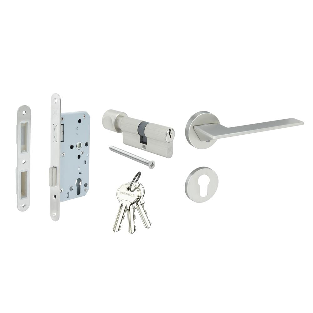 มือจับก้านโยกห้องทั่วไป MORTISE HAFELE 489.11.131 สีสเตนเลส