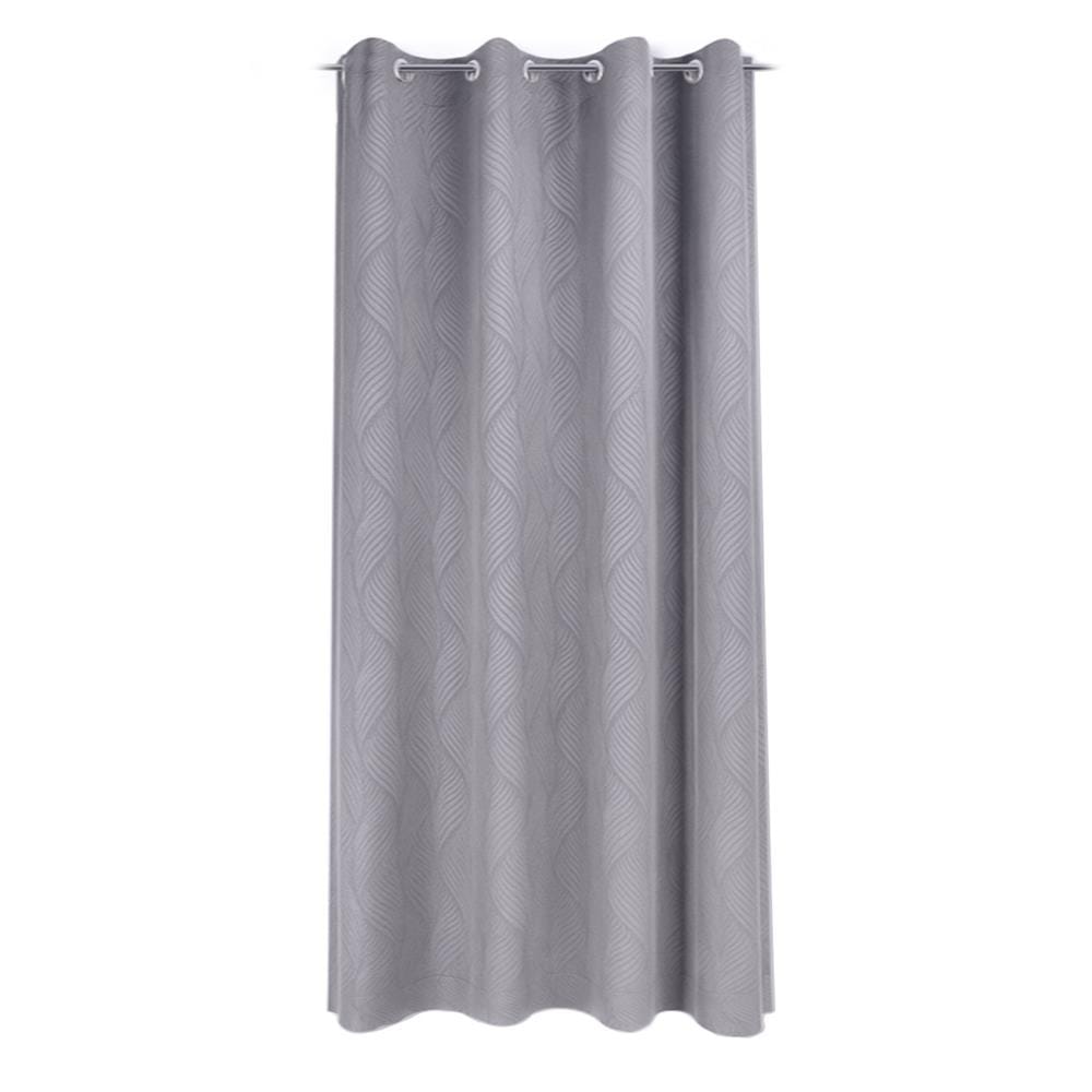ผ้าม่าน EYELET HOME LIVING STYLE CURVE UV 140x220 ซม. สีเทา_1