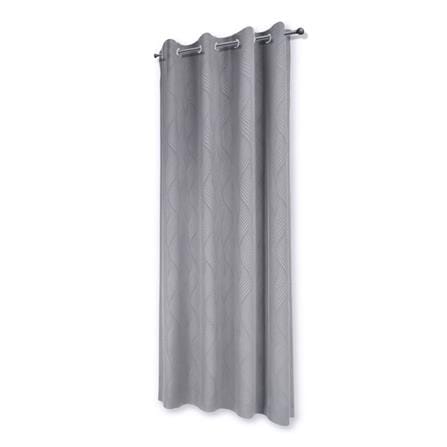 ผ้าม่าน EYELET HOME LIVING STYLE CURVE UV 140x220 ซม. สีเทา_2