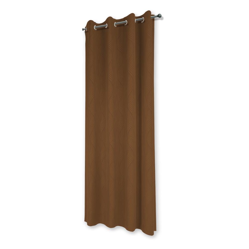 ผ้าม่าน EYELET HOME LIVING STYLE CURVE UV 140x220 ซม. สีน้ำตาล