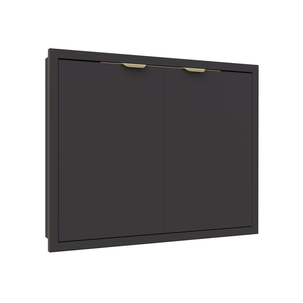บานซิงค์คู่ MJ GLITTER 86x66 ซม. สี GREY GRAPHITE